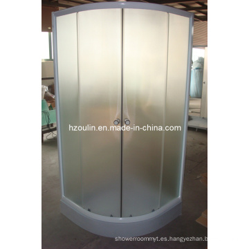 Cuarto de ducha con aluminio blanco (E-01White)